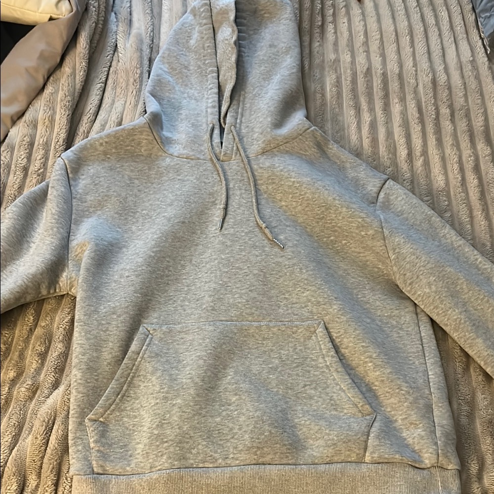 ROMWE Gray Sweatshirt Hoodie Casual